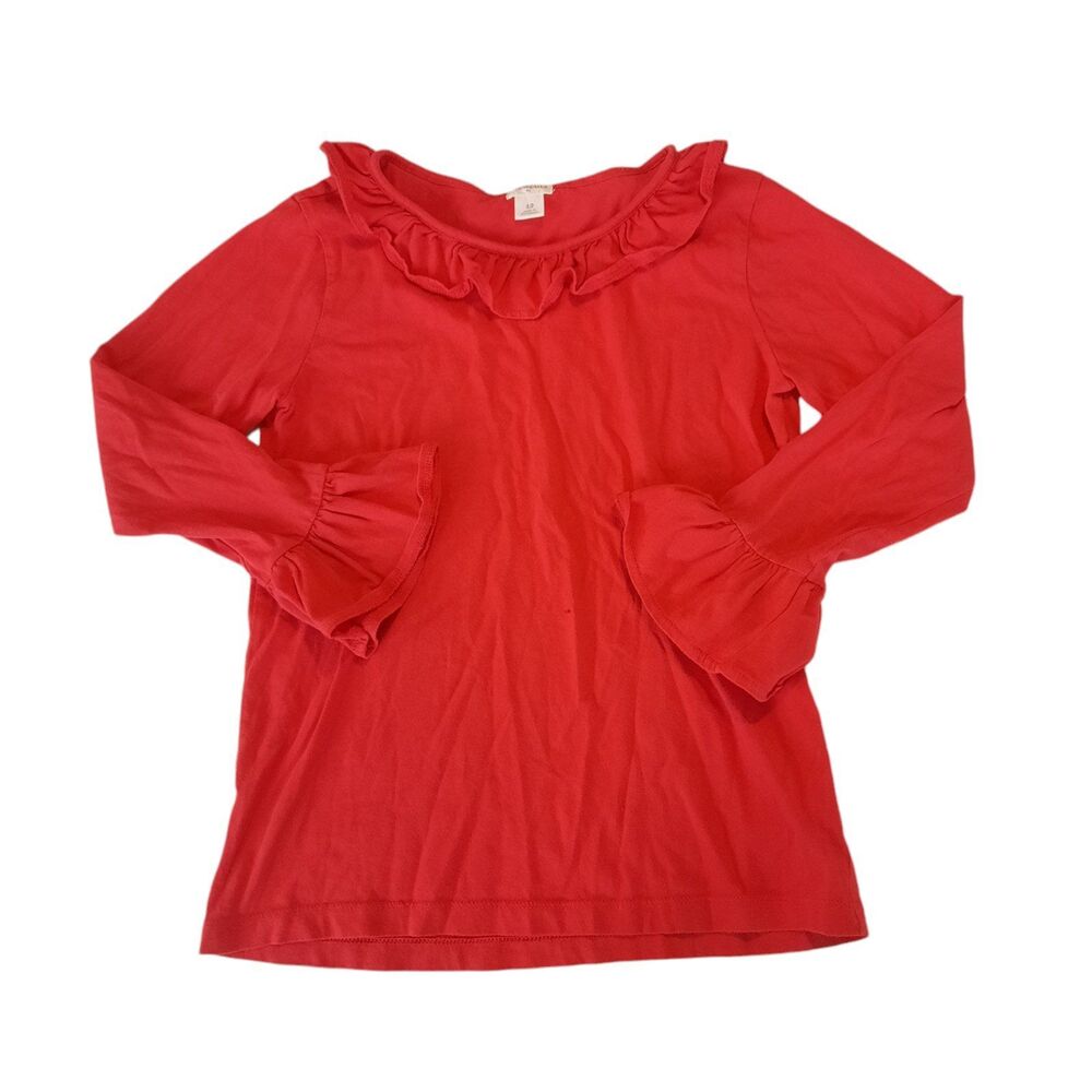 Crewcuts Girls Red Ruffle Shirt 12
